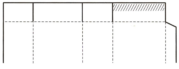 粘盒封口式结构包装盒设计图