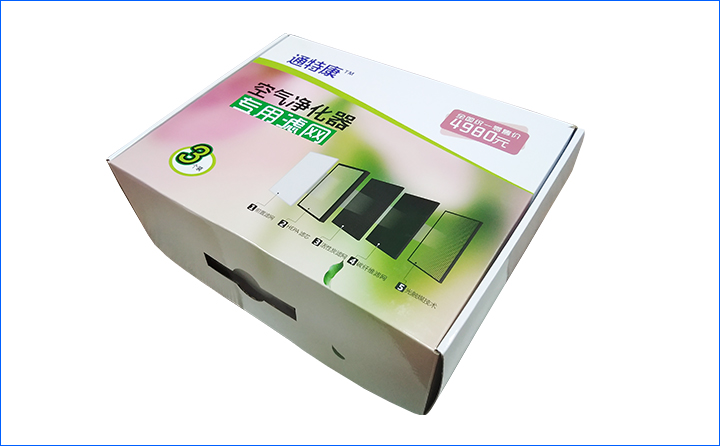 净化器过滤网包装彩盒