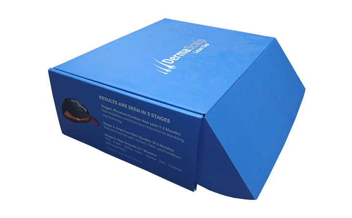 激光治疗帽包装彩盒