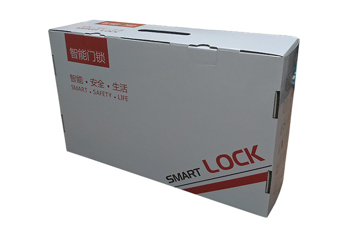 智能门锁包装彩盒