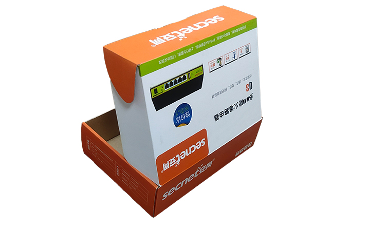 路由器<i style='color:red'>彩盒包装</i>