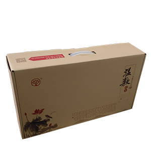 枕头包装彩盒带手提