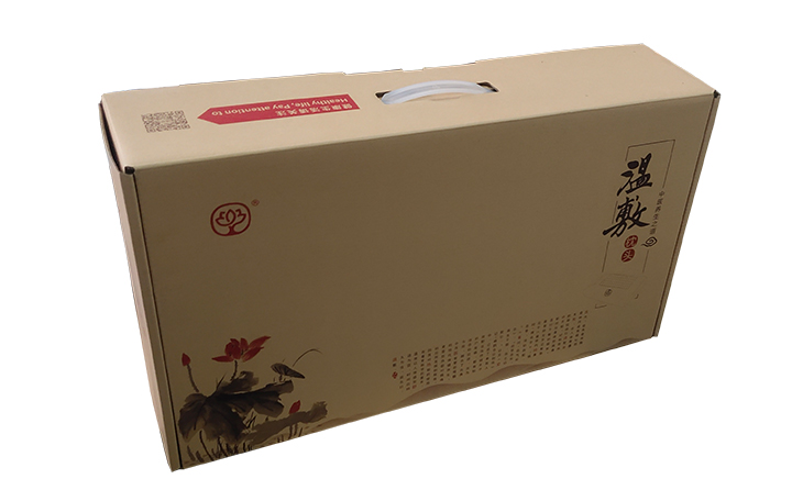 枕头包装彩盒带手提