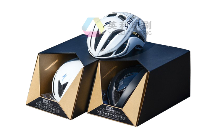 头盔包装<i style='color:red'>彩盒印刷</i>