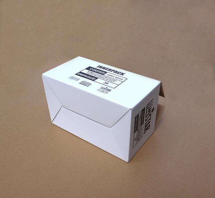 瓦楞纸自动扣底盒